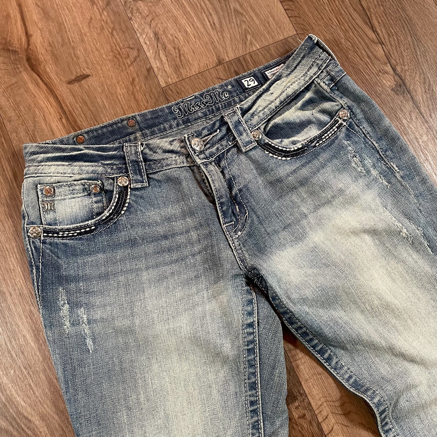 Miss Me Angel Wing Skinny Jeans