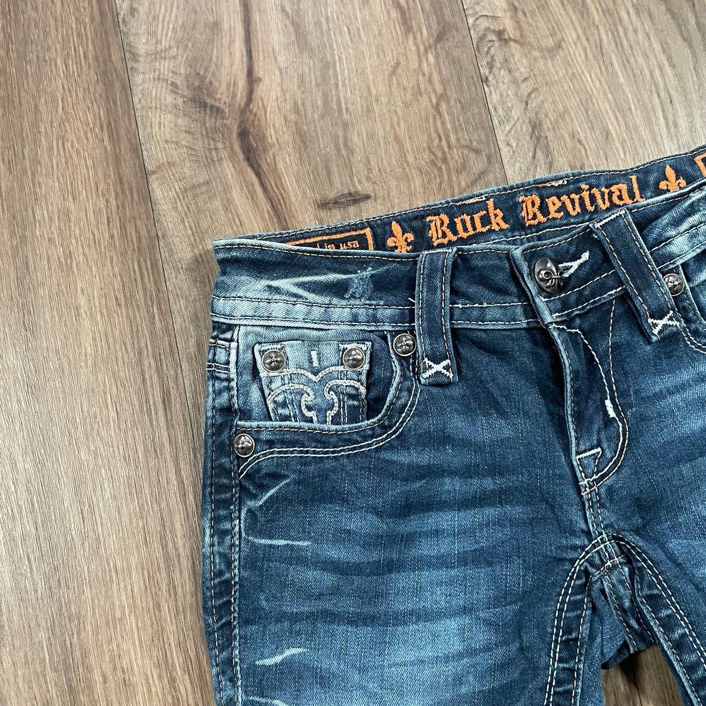 Rock Revival Blue Skinny Jeans