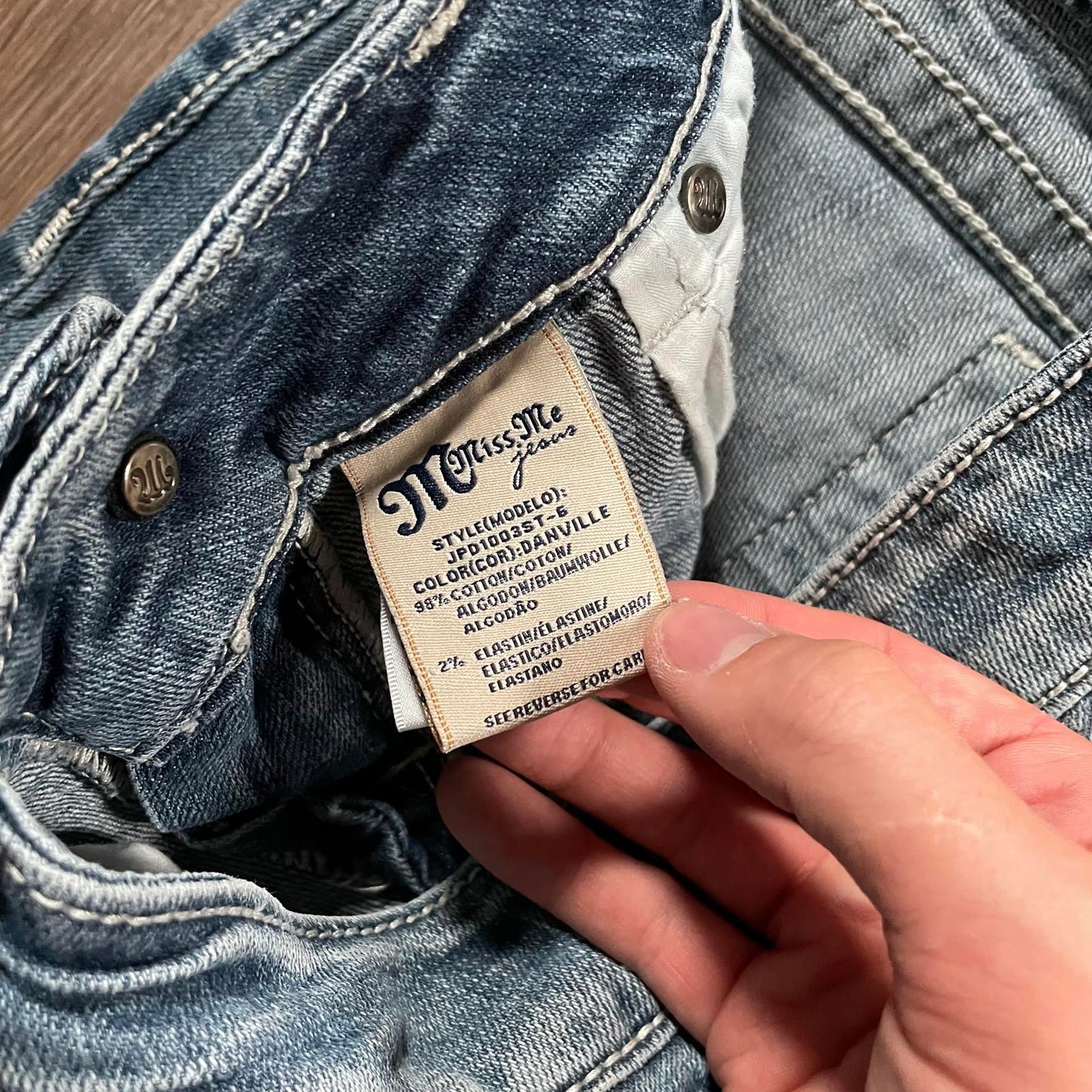 Miss Me Embroidered Straight Jeans
