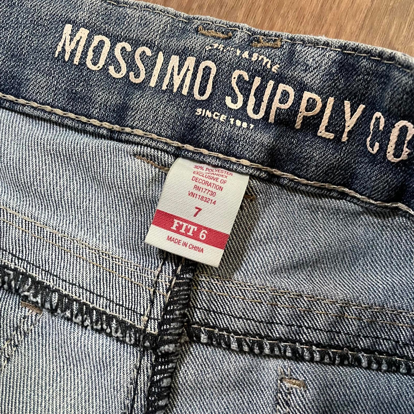 Mossimo Embroidered Y2K Mini Shorts W30