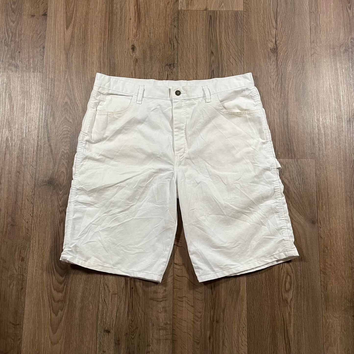 Dickies White Carpenter Shorts