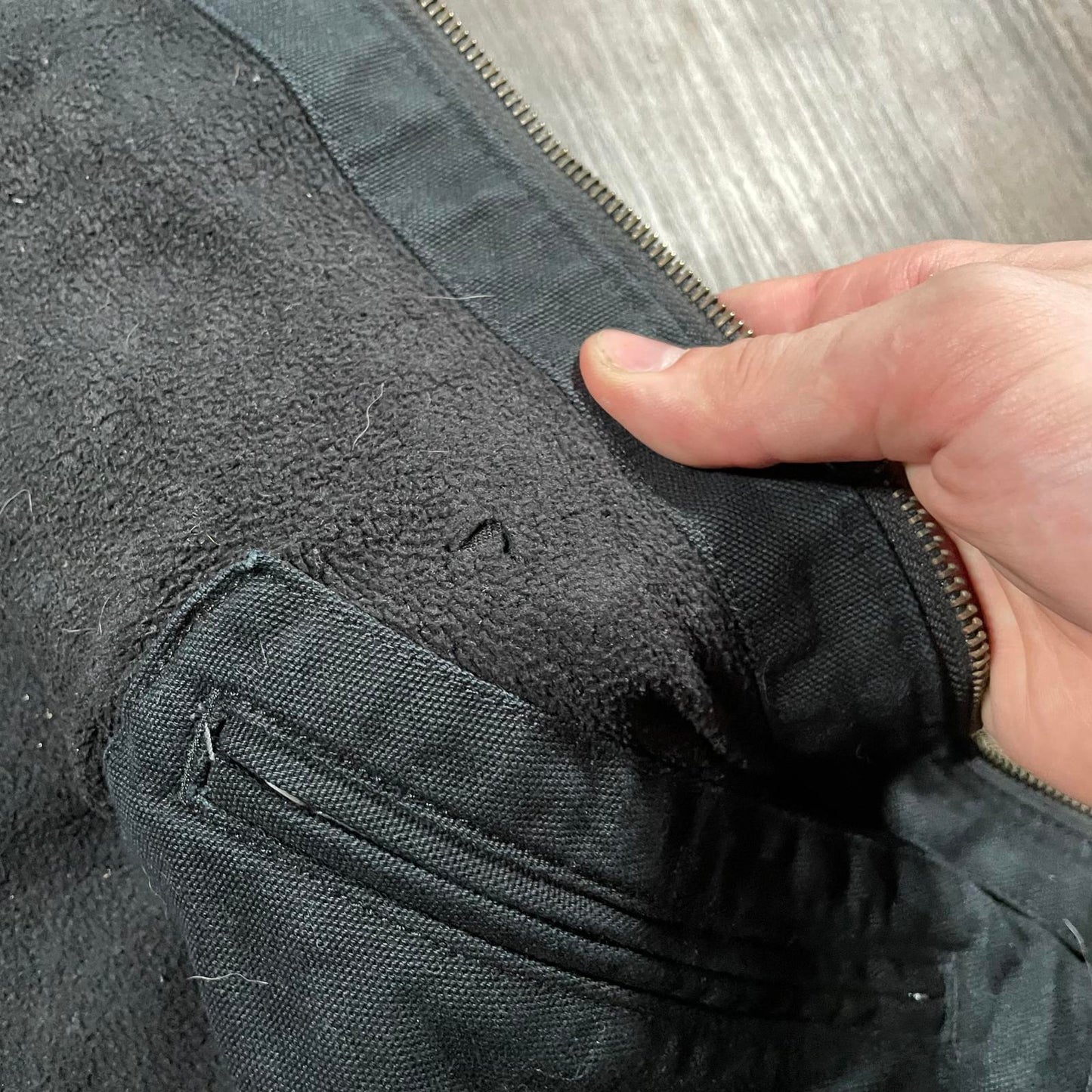 Carhartt Black Hooded Gilet