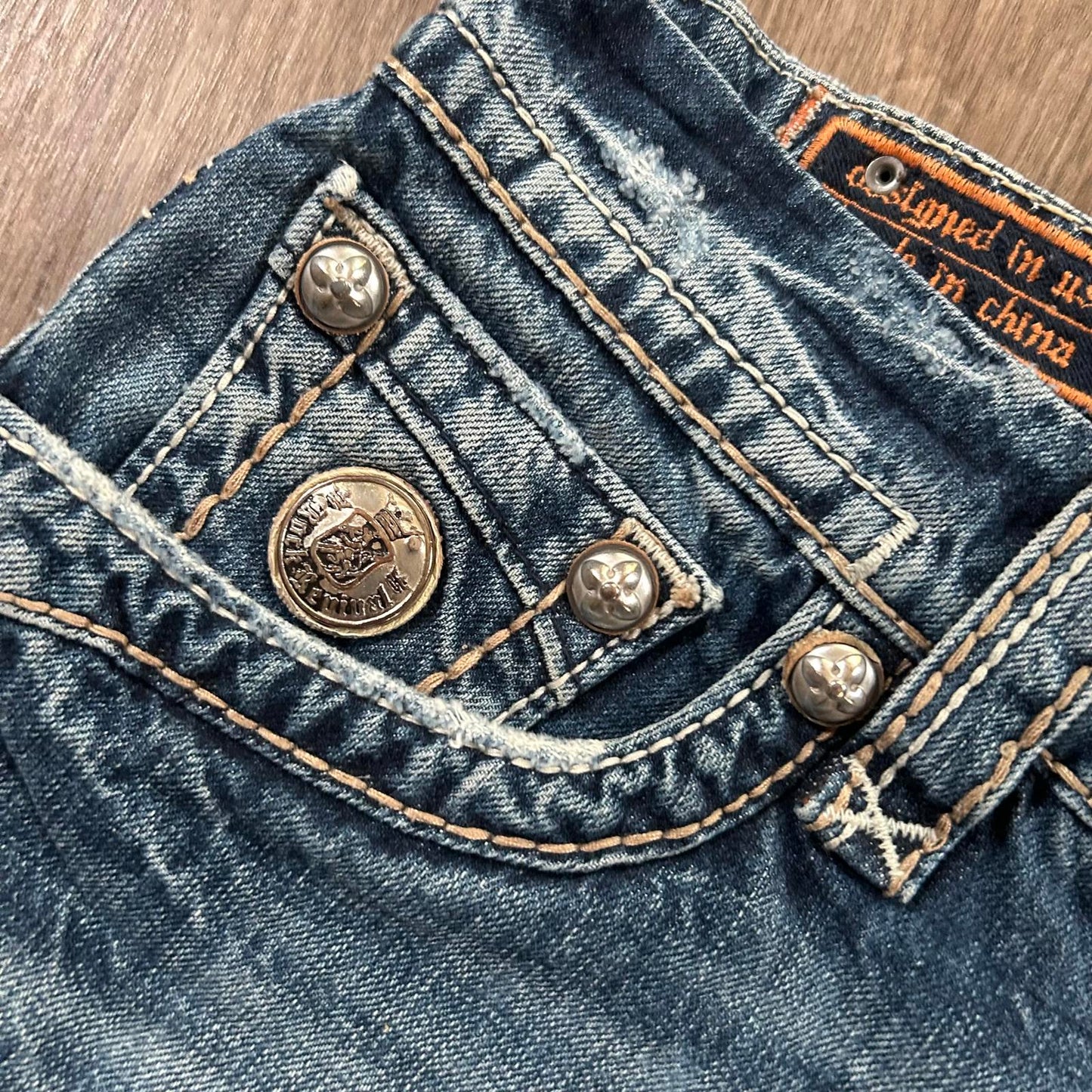 Rock Revival Low Rise Shorts