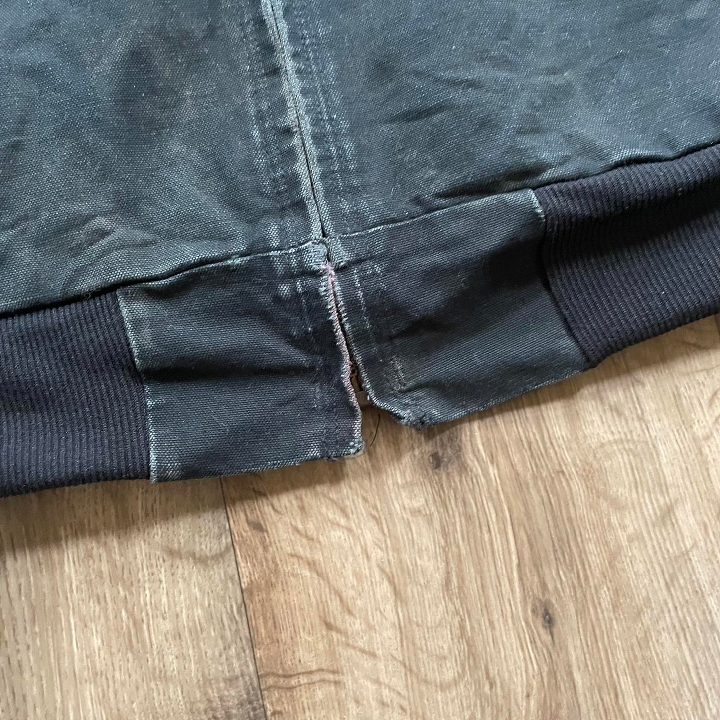 Carhartt Black Active Jacket Distressed Mesh Lined