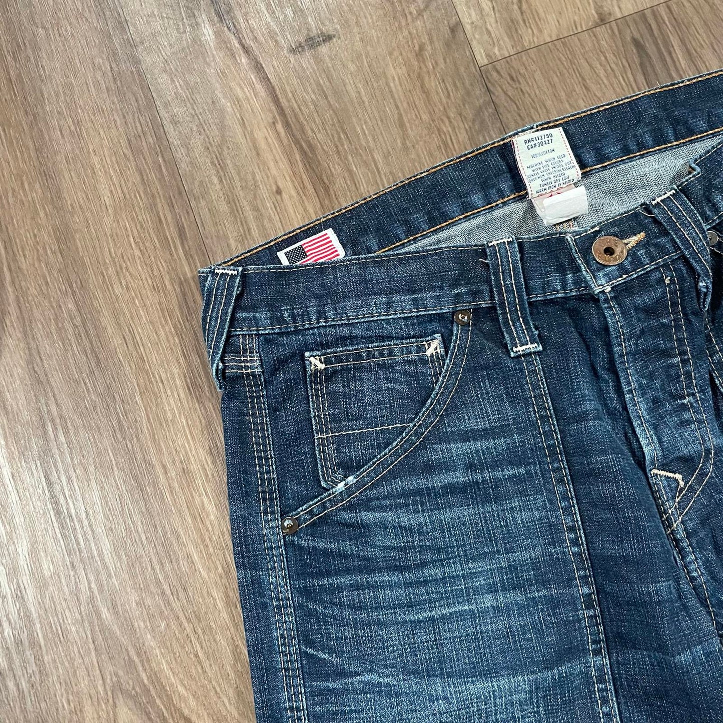 True Religion Blue Carpenter Style Jeans W35 L30