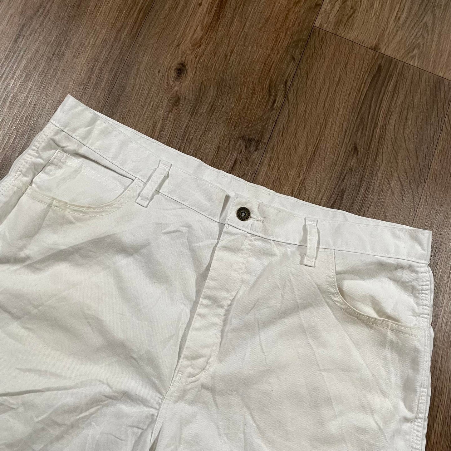 Dickies White Carpenter Shorts