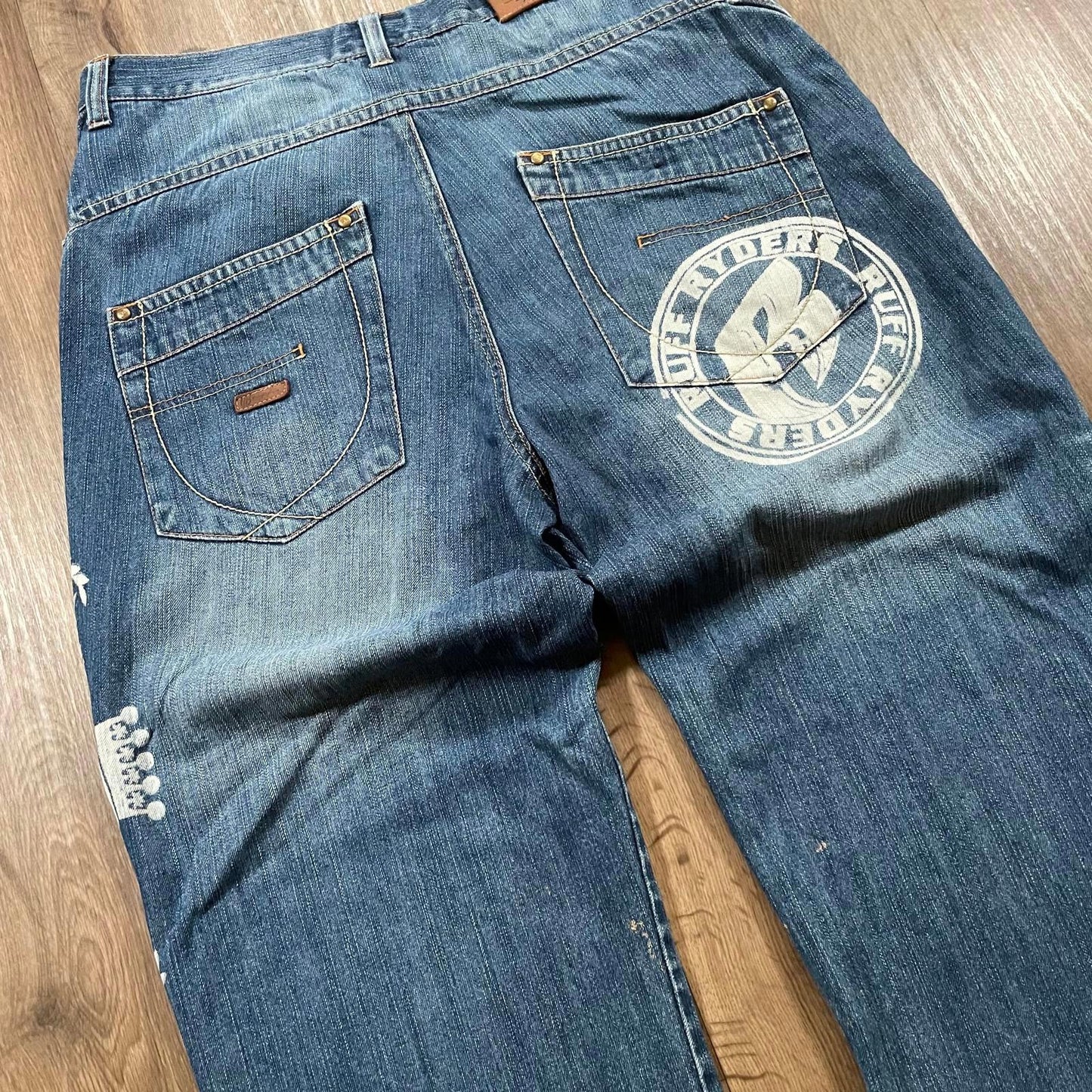 Ruff Ryders Blue Hip Hop Baggy Jeans