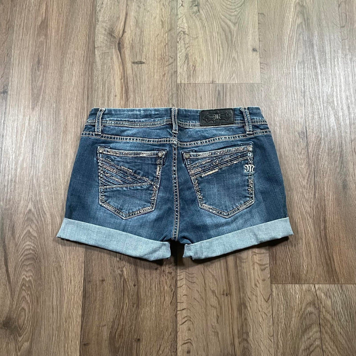 Miss Me Y2K Mini Denim Low Waisted Shorts