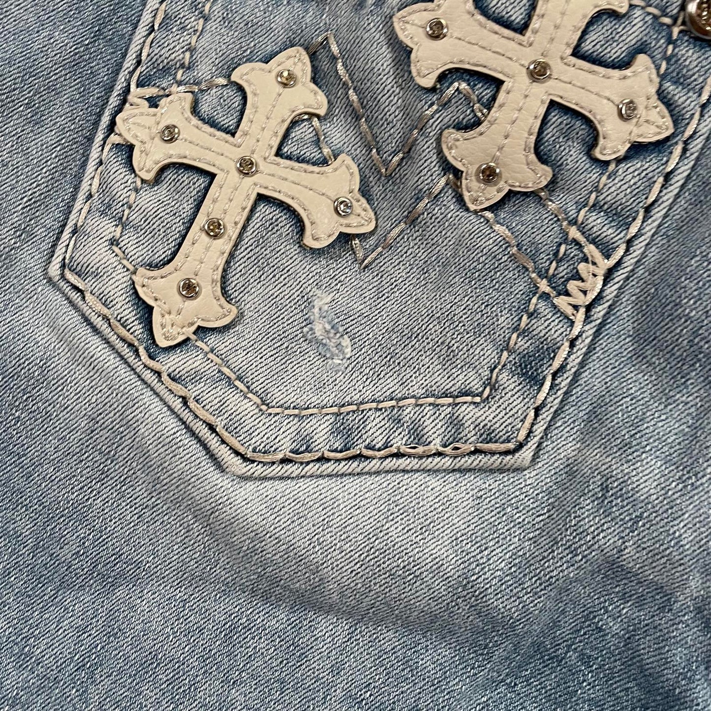 Miss Me LA Mid Rise Straight Leg Jeans
