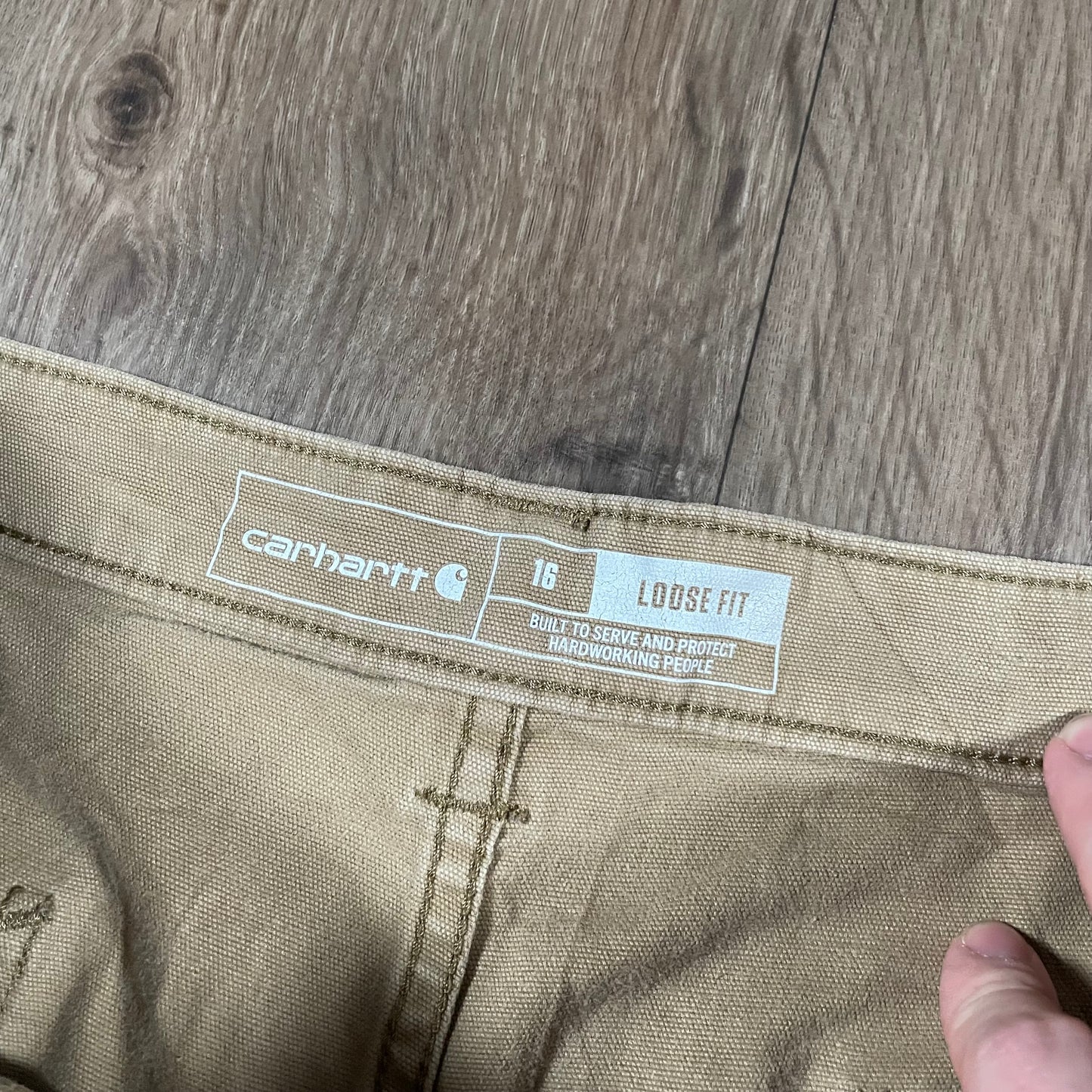 Carhartt Tan Carpenter Shorts