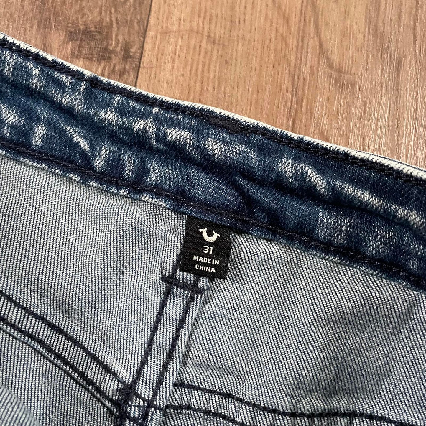 True Religion Blue Mini Skirt