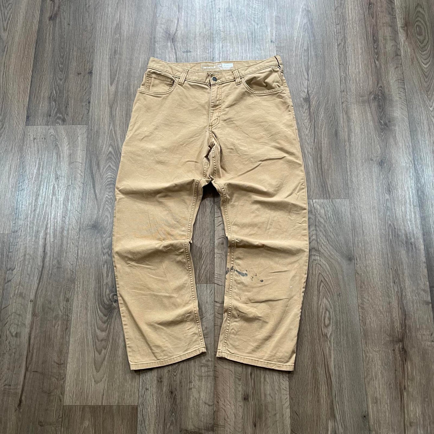Carhartt Tan Carpenter Trousers – W34 L30