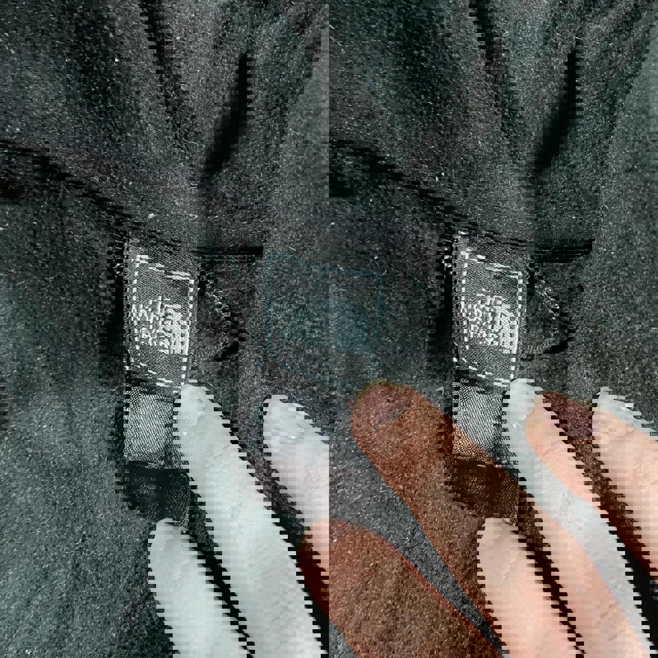 North Face Black Full Zip Fleece Jacket