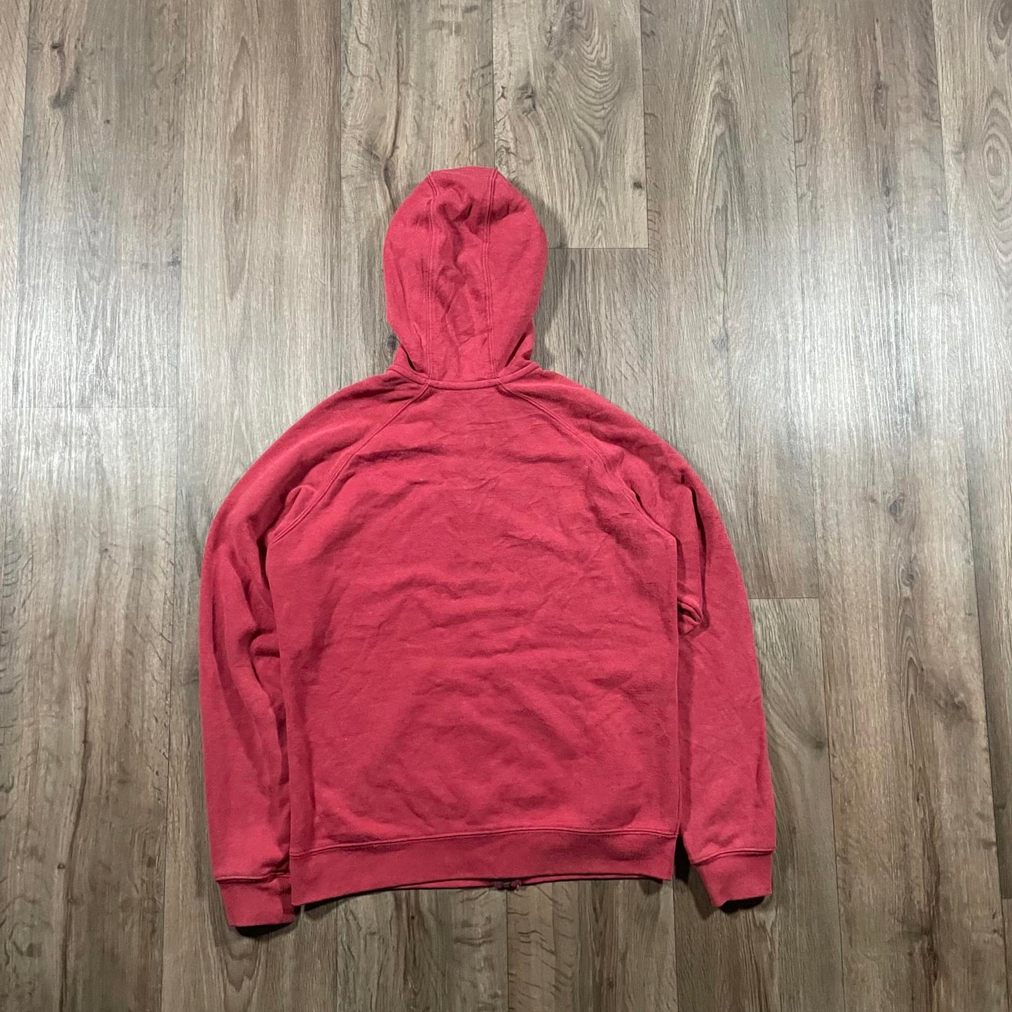 Carhartt Red Zip Embroidered Hoodie