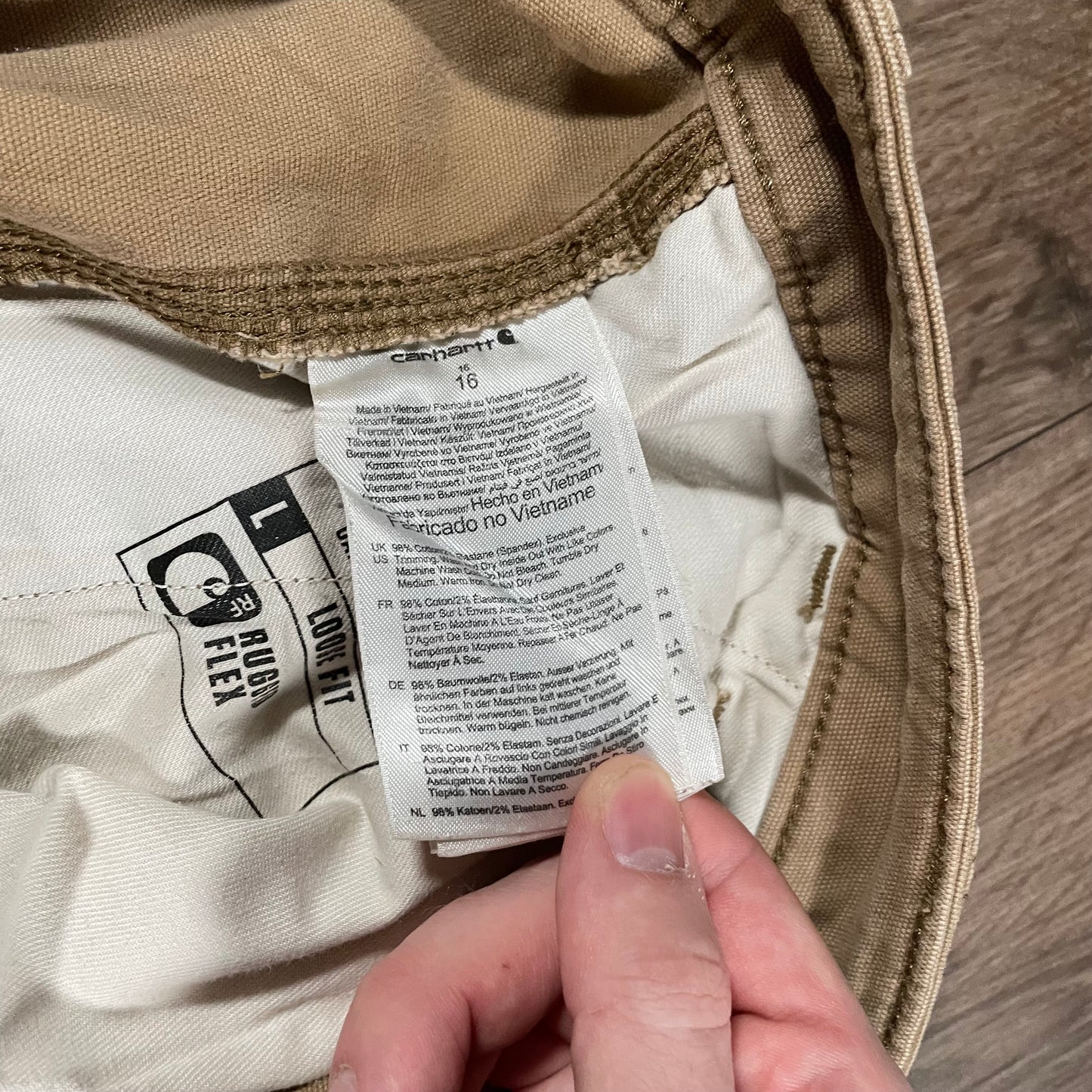 Carhartt Tan Carpenter Shorts