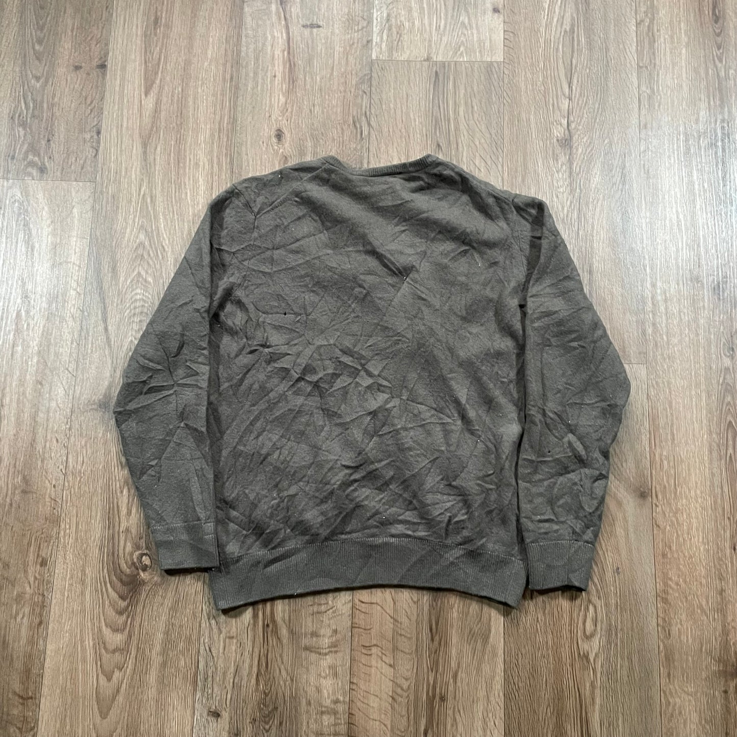 Lacoste Green V-Neck Sweater