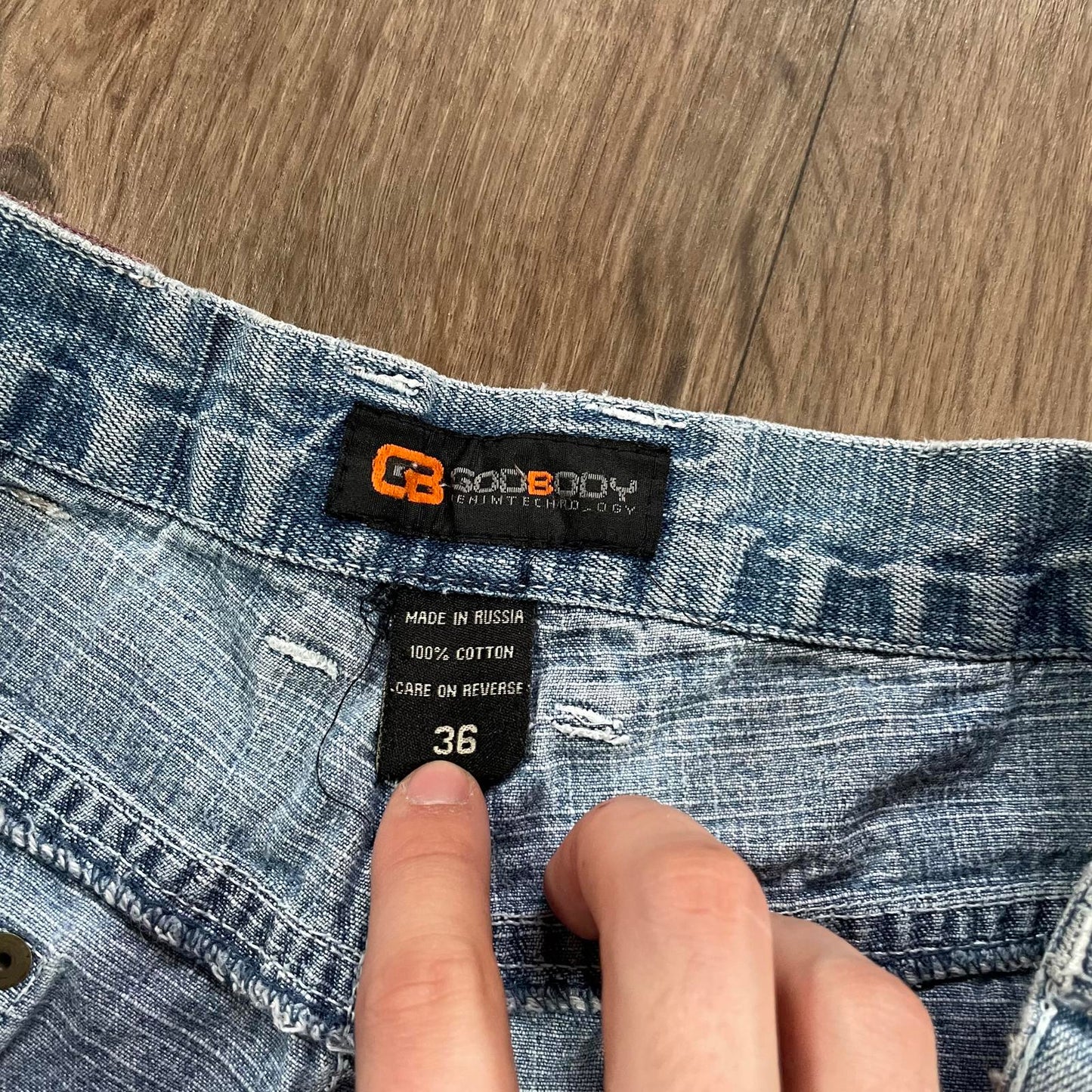 Vintage Denim Carpenter Shorts W36