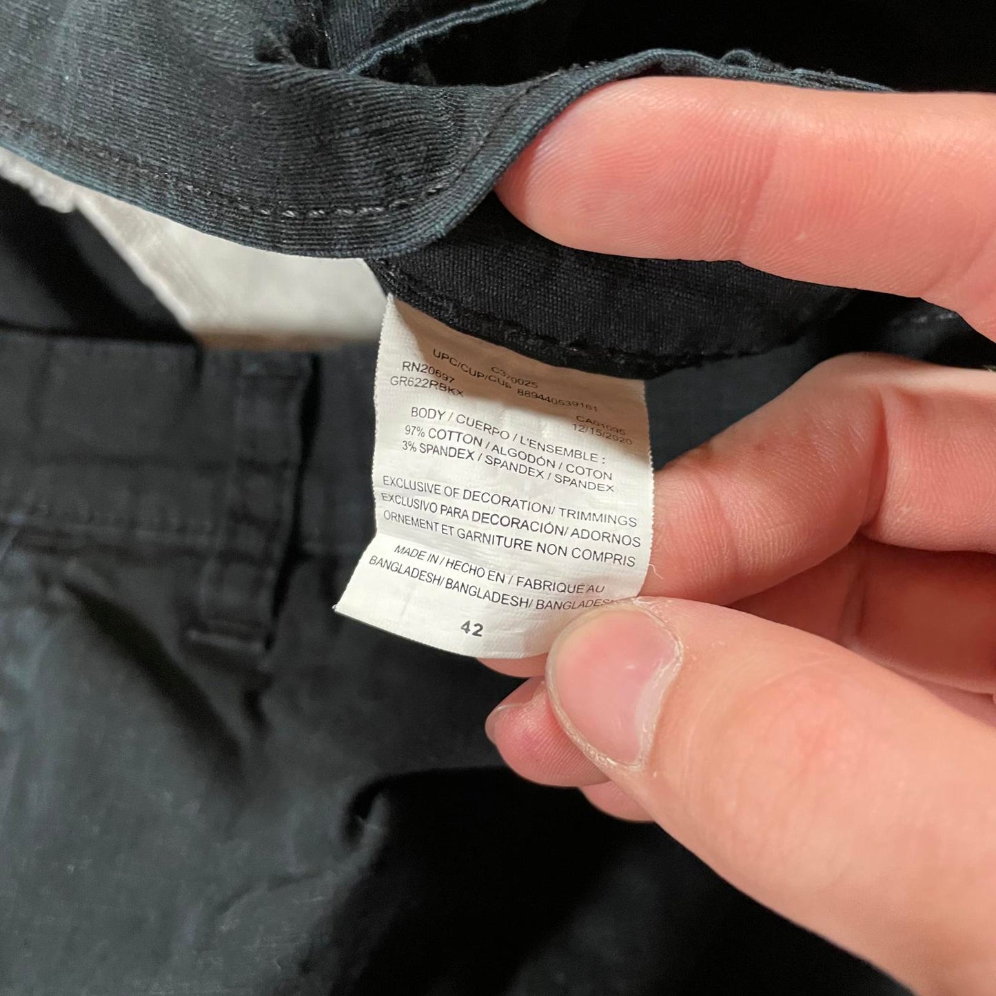 Dickies Black Cotton Shorts