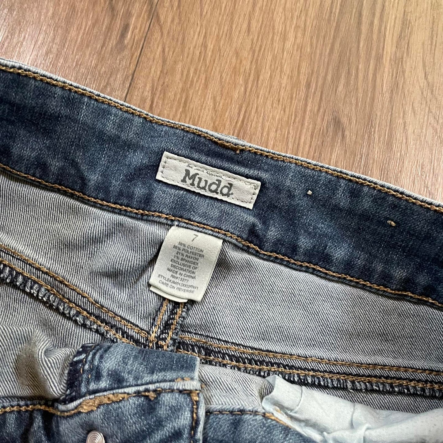 Mudd Low Waisted Embroidered Shorts