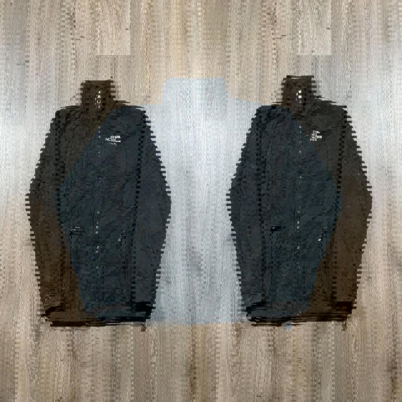 North Face Black Full Zip Fleece Jacket