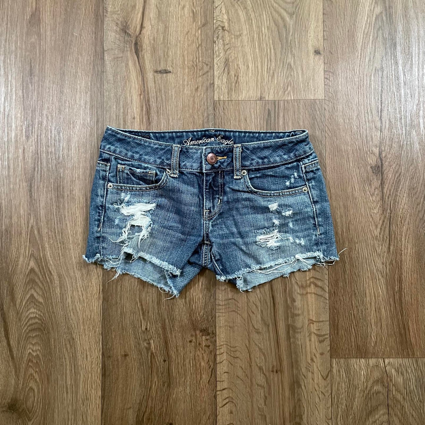 American Eagle Distressed Mini Shorts