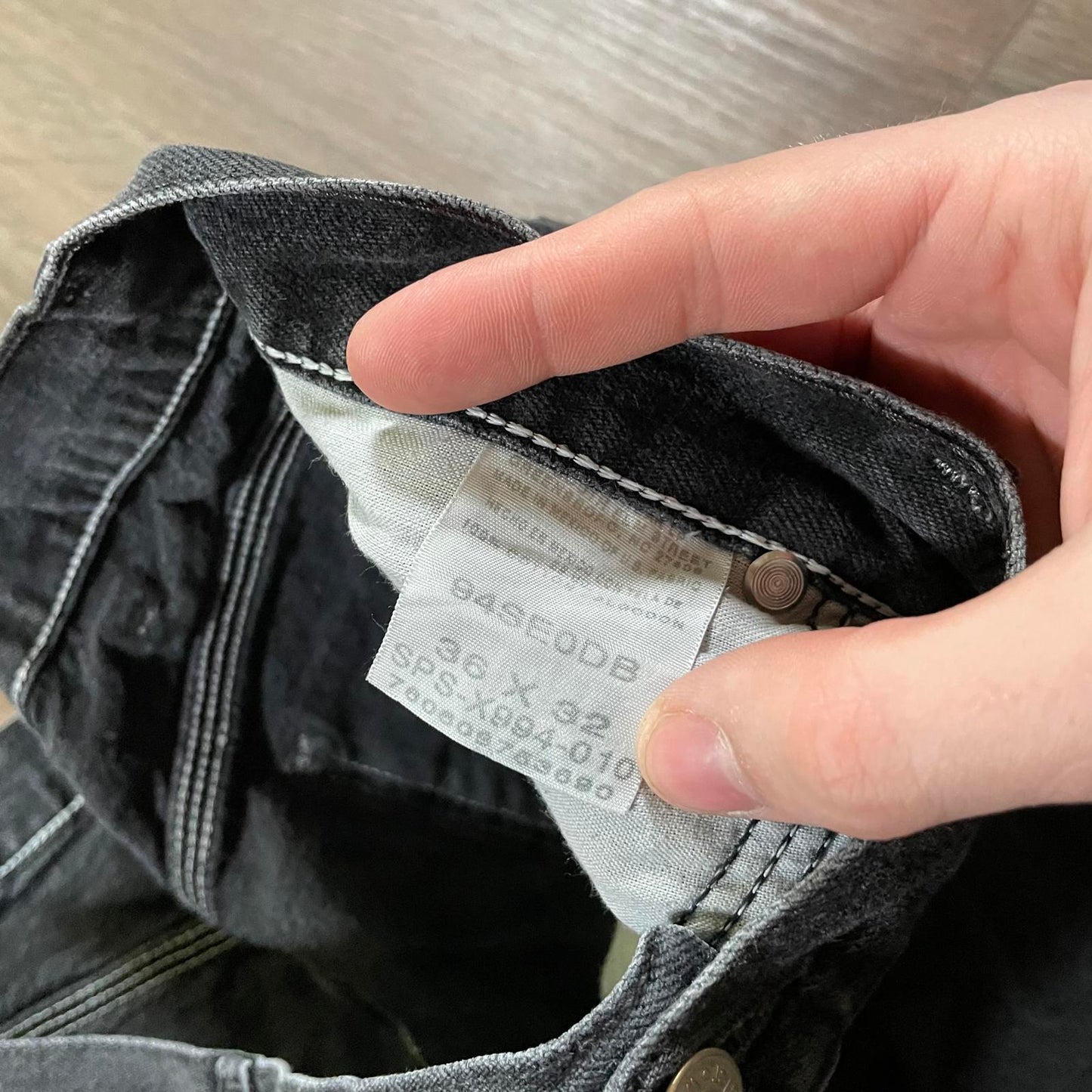 WRG Black Carpenter Jeans