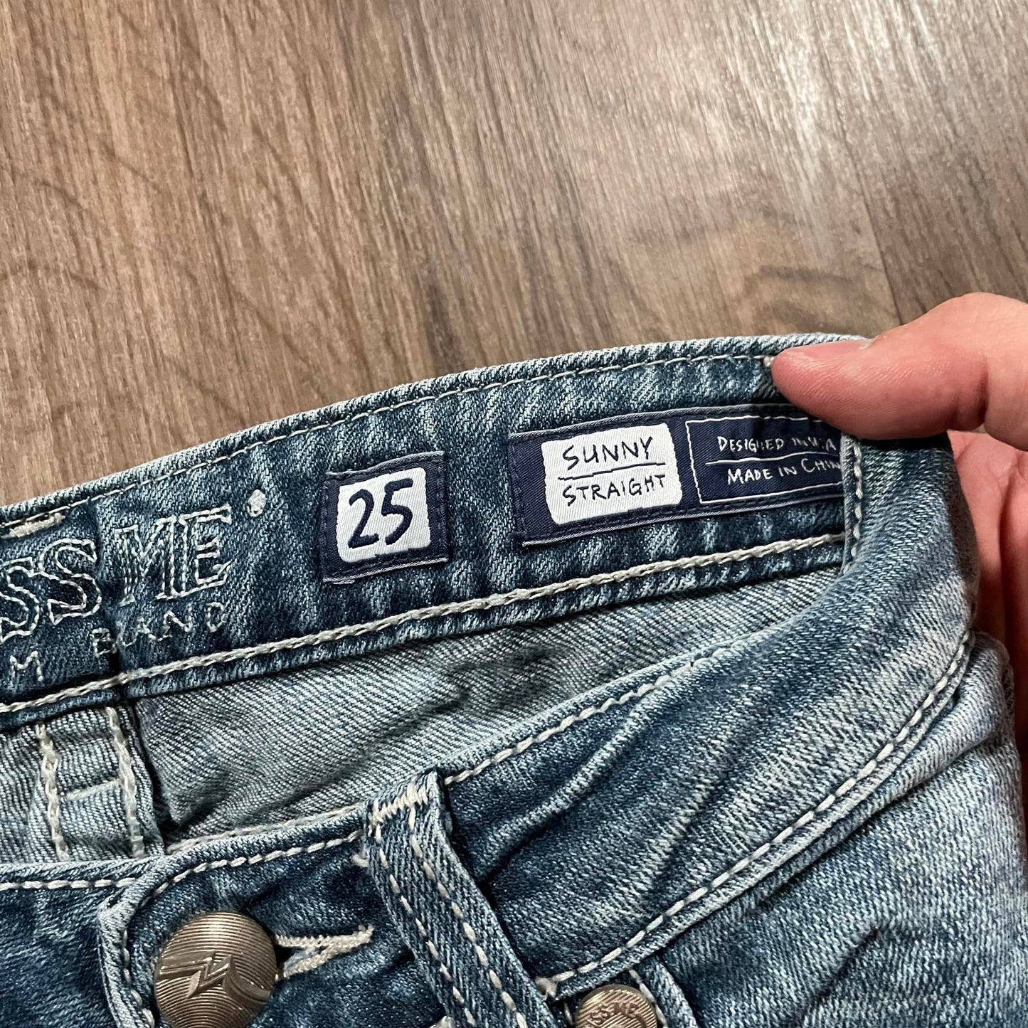 Miss Me Embroidered Straight Jeans