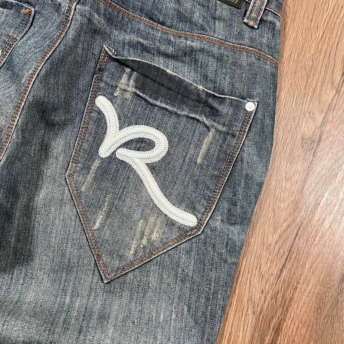 Rocawear Embroidered Denim Jeans