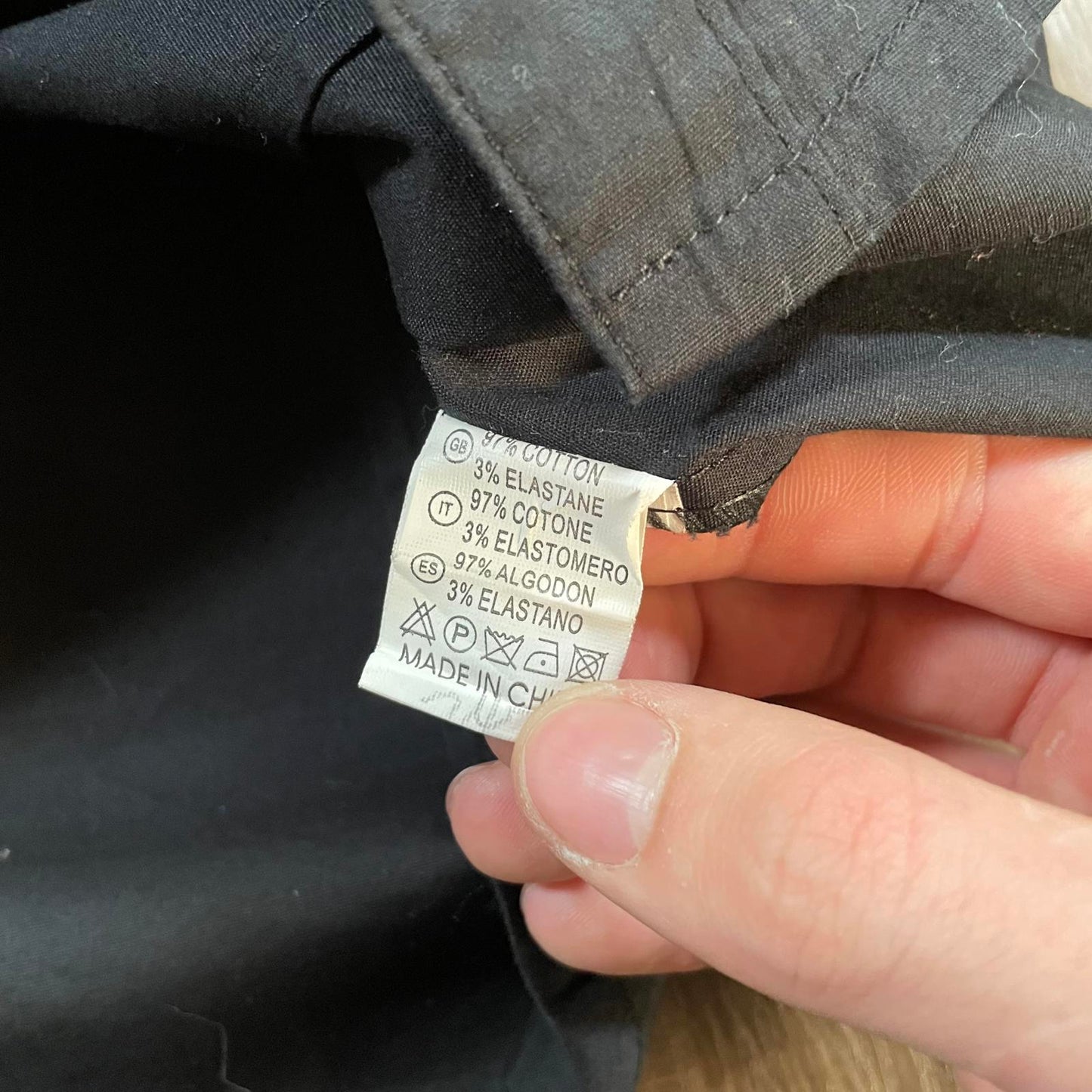 Long Sleeve Black Fitted Shirt