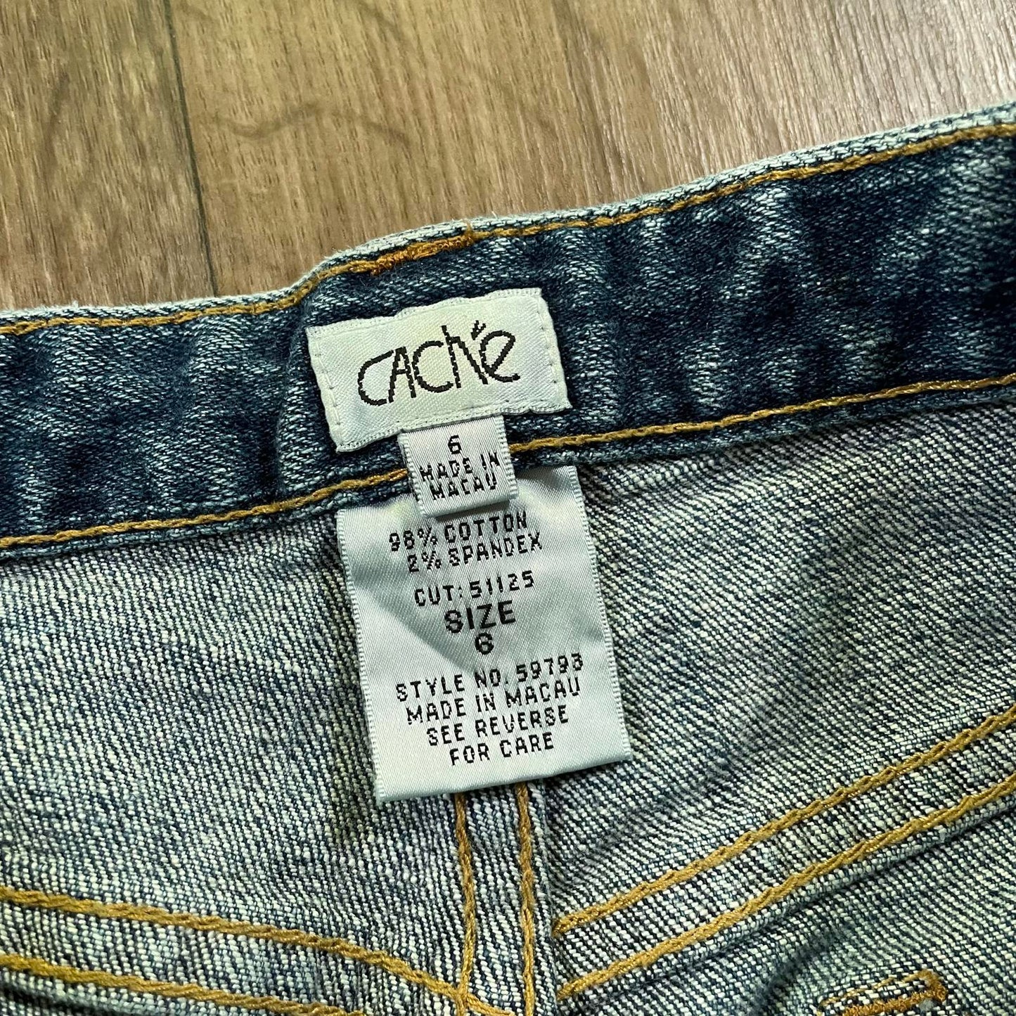 Cache Boot Cut Jeans Beaded