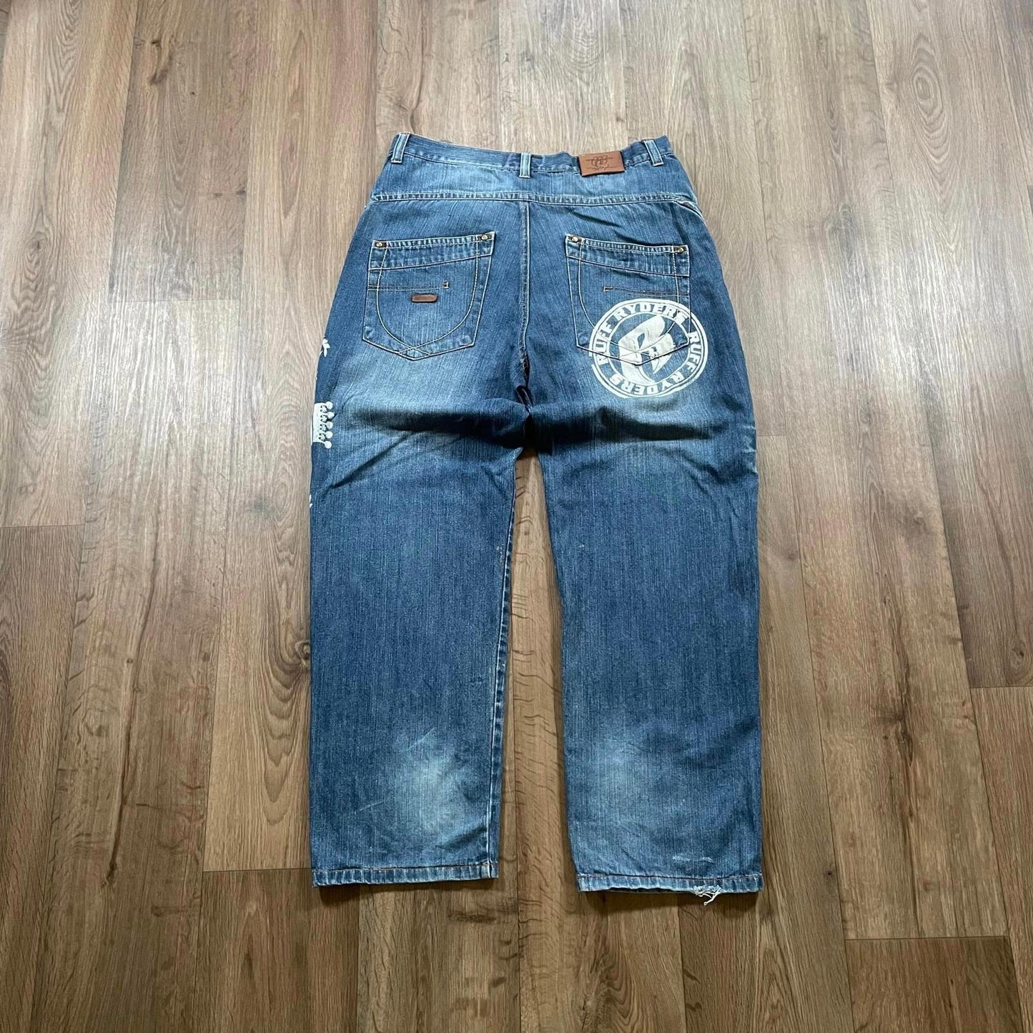 Ruff Ryders Blue Hip Hop Baggy Jeans