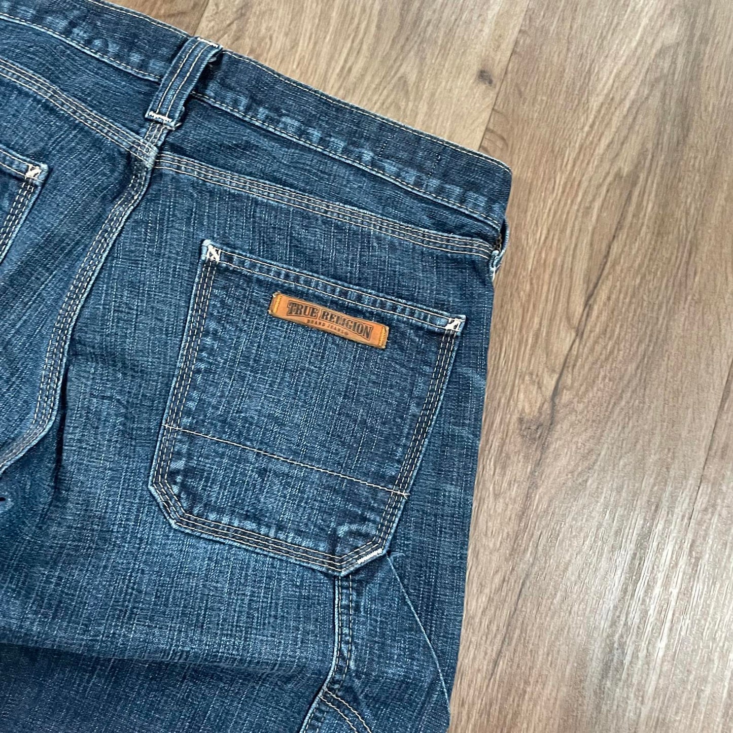 True Religion Blue Carpenter Style Jeans W35 L30