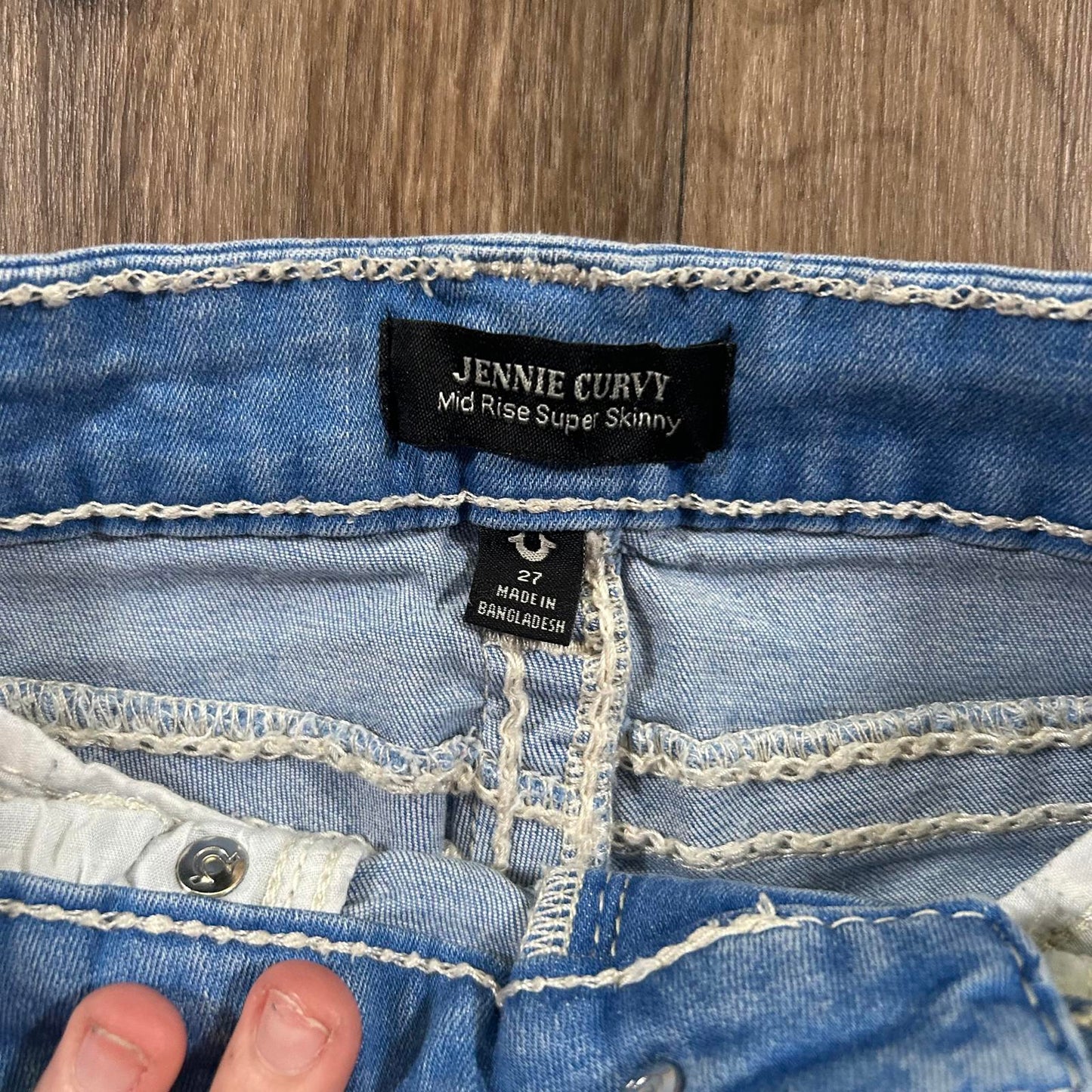 True Religion Light Blue Shorts