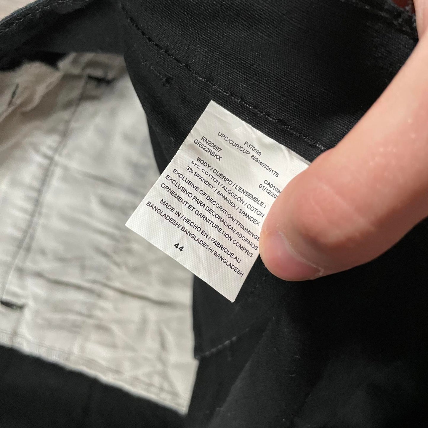 Dickies Black Cotton Shorts