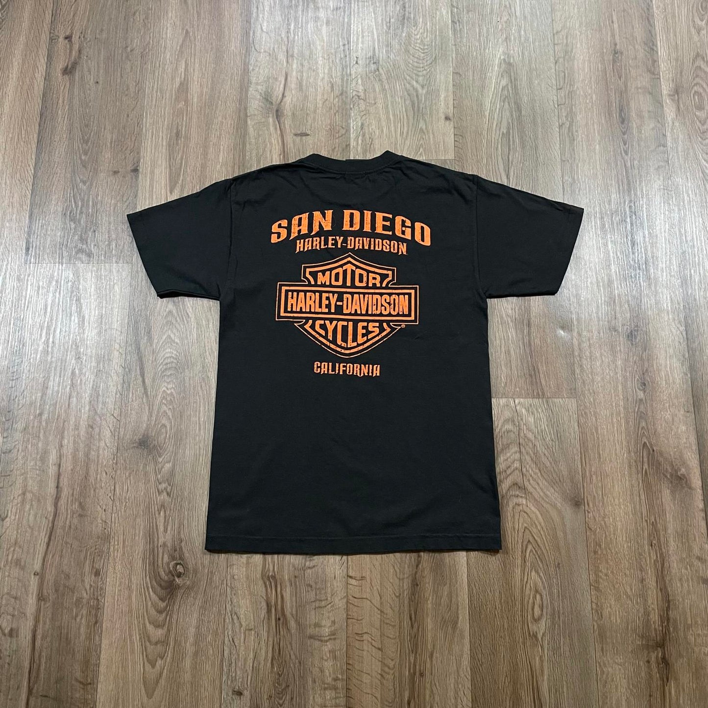 Harley Davidson Flaming Eagle Print T-Shirt 2020 California