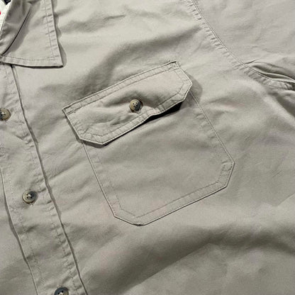 Wrangler Cream Button Up Short Sleeve Shirt