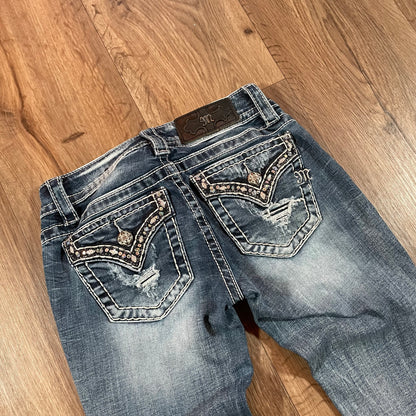 Miss Me Distressed Skinny Signature Jeans