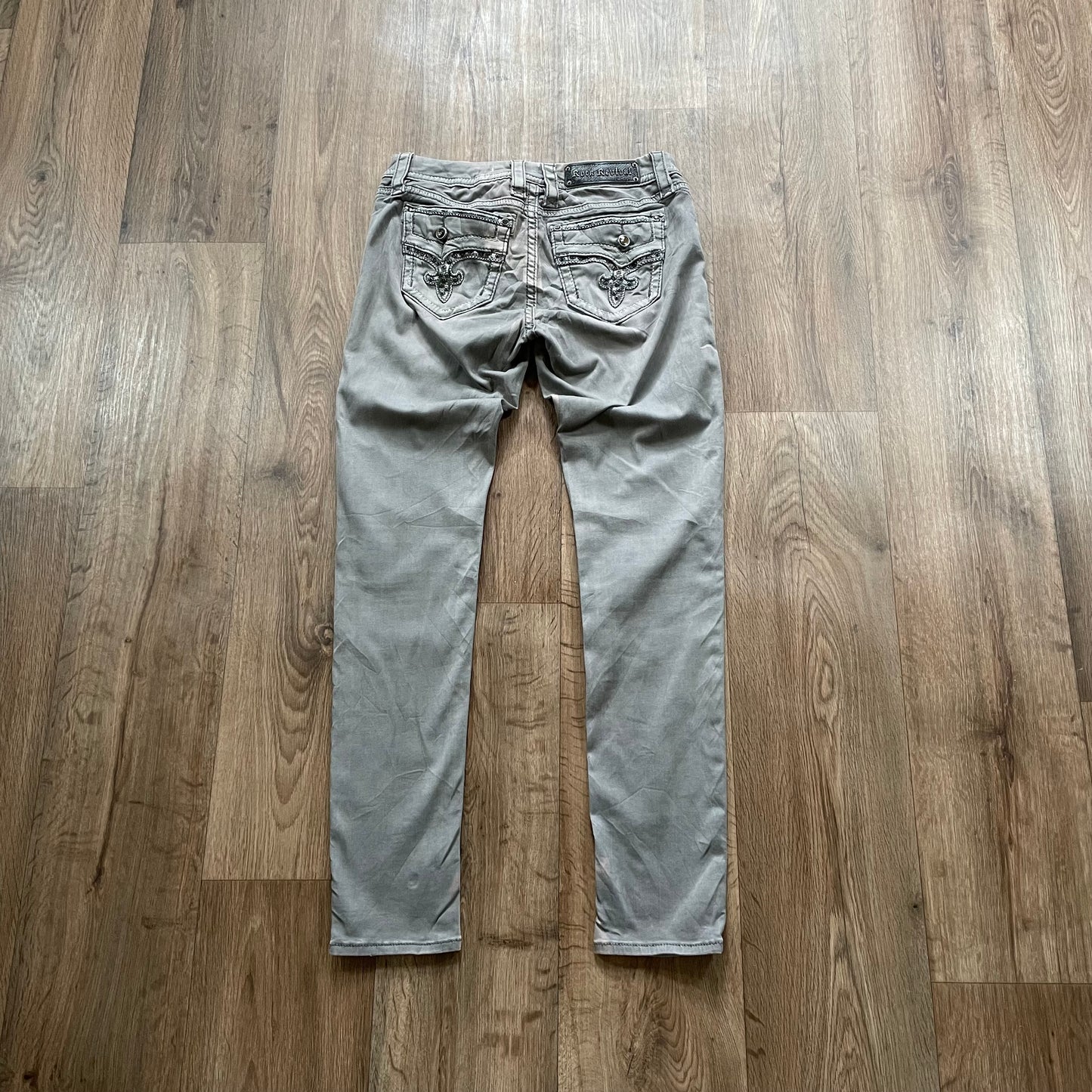 Rock Revival Grey Skinny Jeans