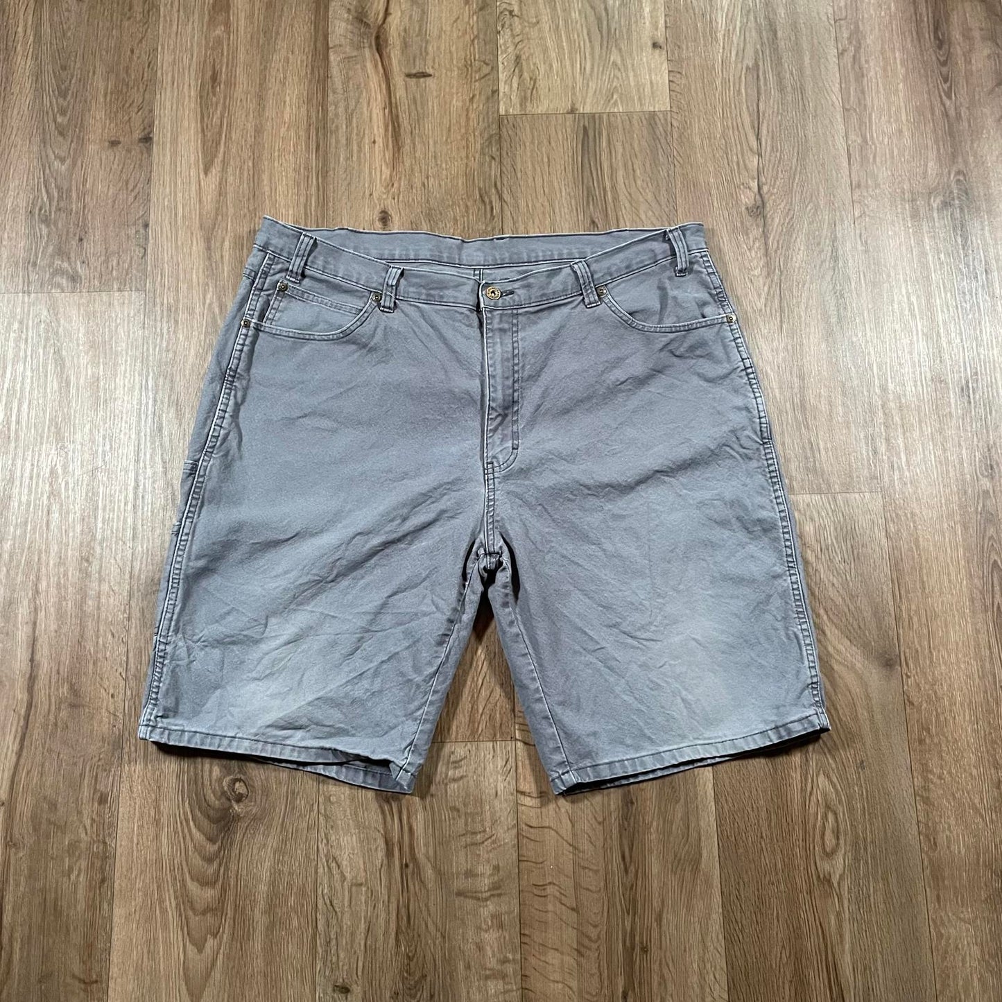 Dickies Grey Canvas Shorts