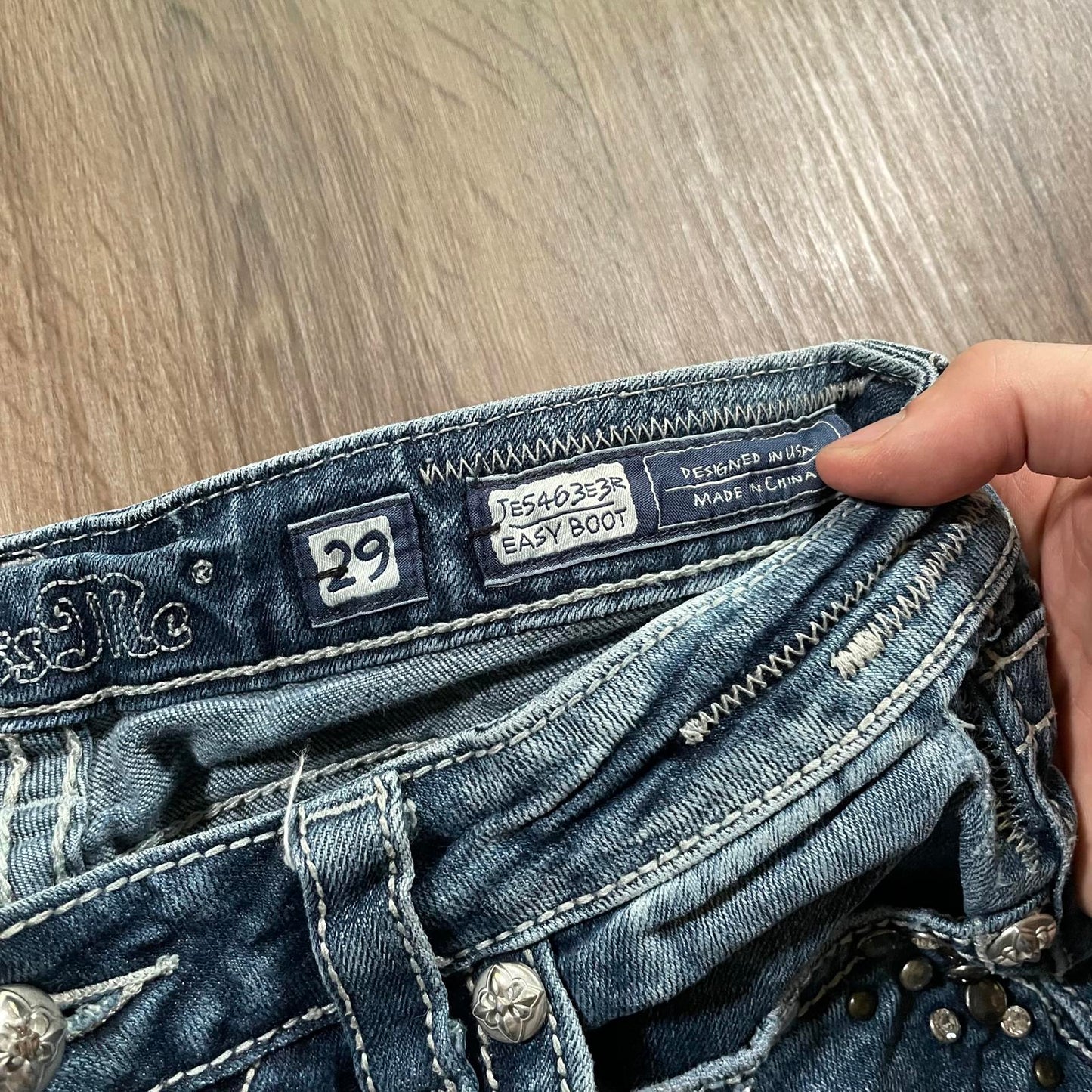 Miss Me Studded Boot Cut Jean