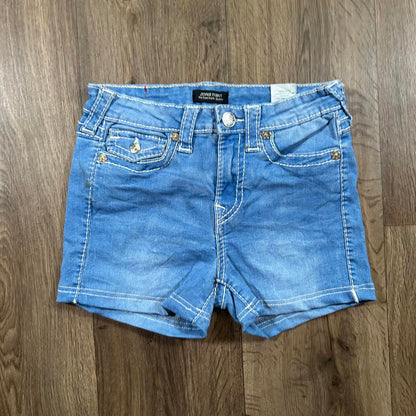 True Religion Light Blue Shorts