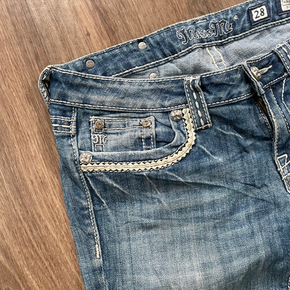 Miss Me Embroidered Boot Cut Jean