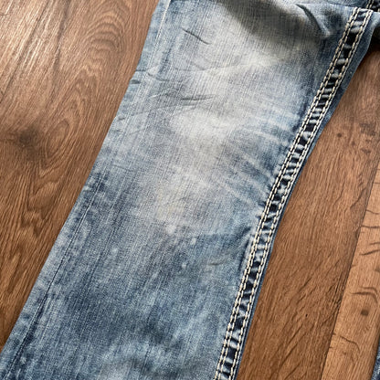 Rock Revival Acid Wash Boot Cut Jeans