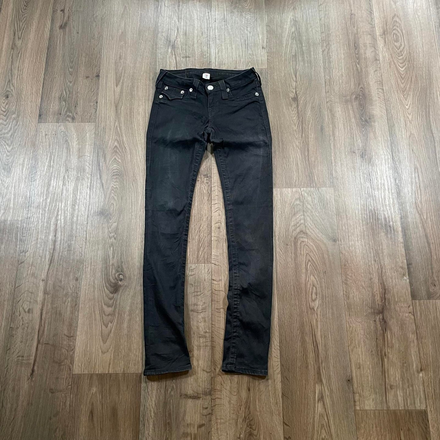 True Religion Black Skinny Jeans W30 L33