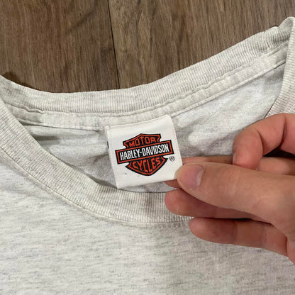 Vintage Harley Davidson 2008 "Where it All Began" T-Shirt Grey