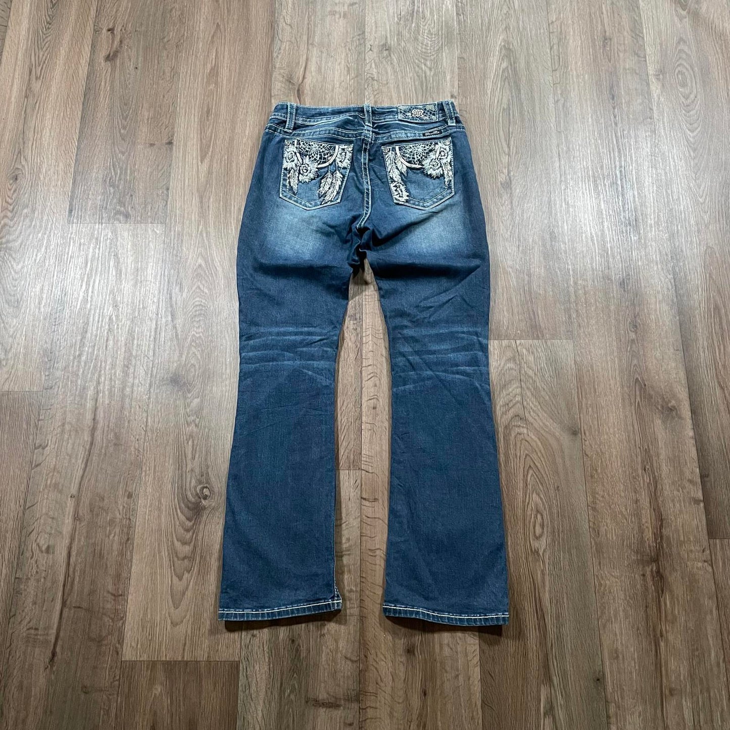 Miss Me Dream Catcher Boot Cut Jeans