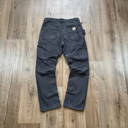 Carhartt Black Straight Fit Carpenter Jeans