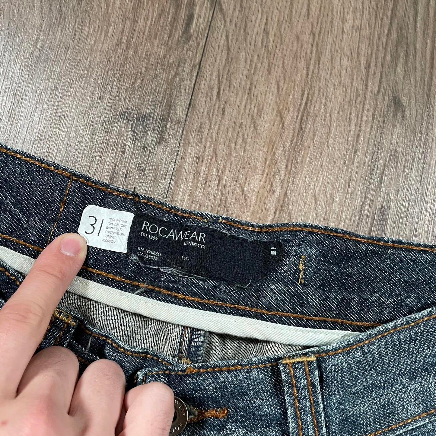 Rocawear Embroidered Denim Jeans