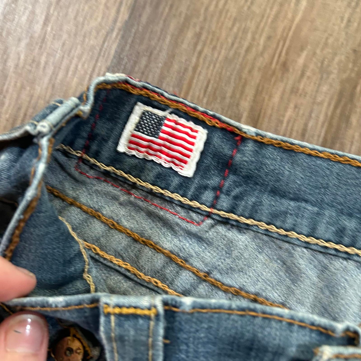 True Religion Low Rise Shorts