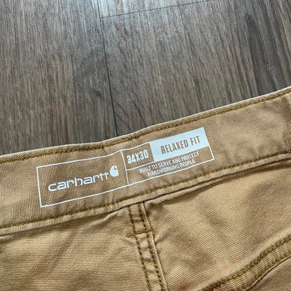 Carhartt Tan Carpenter Trousers – W34 L30